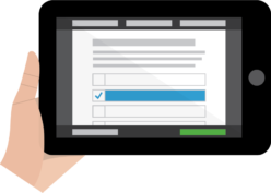 Iconic screen- Anywhere Ballot