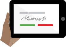 Usability of Epollbooks (logo: signature)