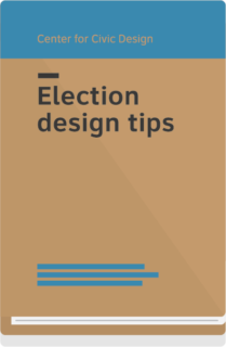 Election Design Tips