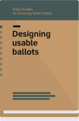 Field Guide 1 cover- Designing usable ballots