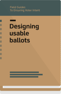 Field Guide 1 cover- Designing usable ballots