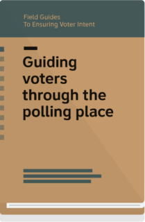 Field Guide 8 cover-guiding voters through the polling place