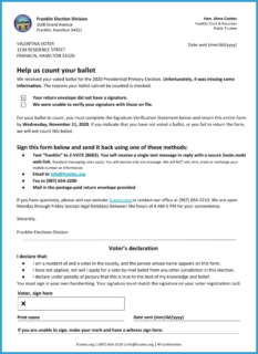 Image of a form that follows all of the recommendations below.
