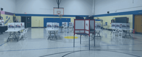 image of a polling location, taken by one of the research participants during the 2024 General Election.